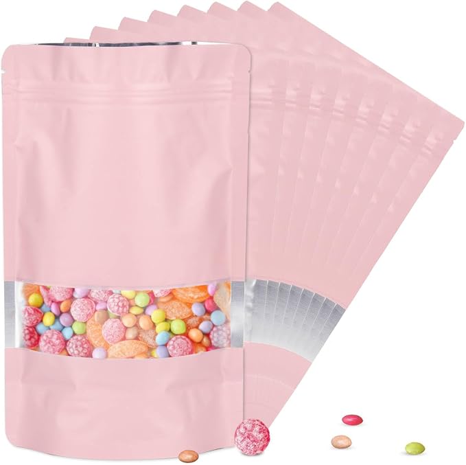 4"x6" 120pcs Mylar Bags for Food Storage, Smell Proof Bag by ODDIER