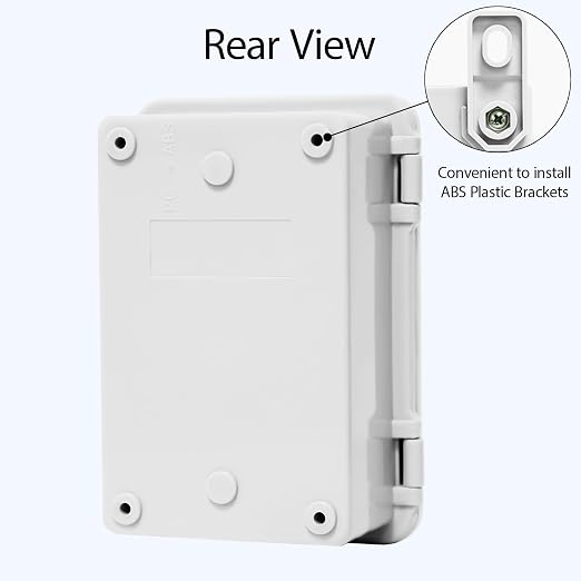 Junction Box, ABS Plastic, IP65 Waterproof Dustproof Universal Electrical - Image 6