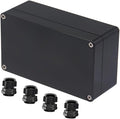 Project Box ABS Black Electrical Boxes IP65 Outdoor Waterproof Box Electronic by Raculety