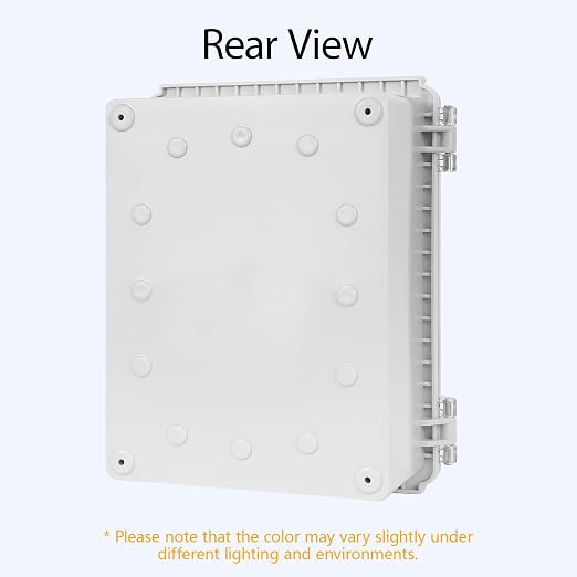 LeMotech Electrical Box, IP67 Waterproof Hinged Clear Cover Stainless Steel - Image 6
