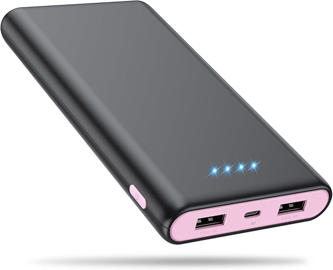 Portable Charger Power Bank 25, 5V/3A USB C in&Out Fast Phone Charging by Ekrist