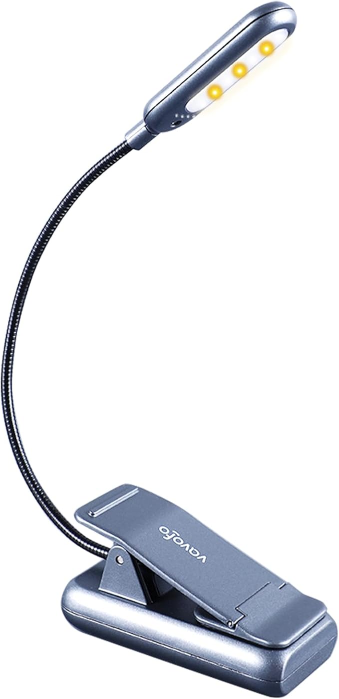 VAVOFO Rechargeable Book Light for Reading in Bed Kids, 7 LED Reading Light by VAVOFO