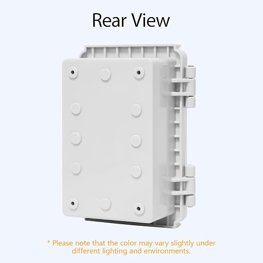LeMotech Electrical Box, IP67 Waterproof Hinged Cover Stainless Steel Latch - Image 6