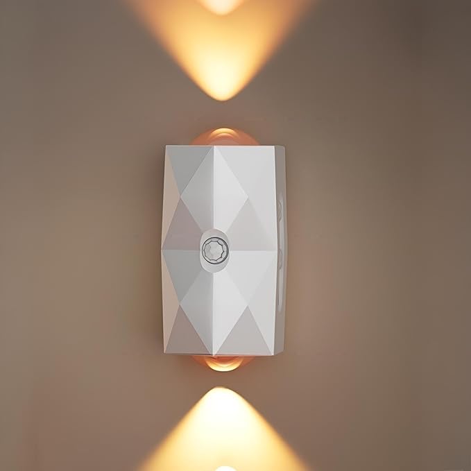 Rechargeable Motion Sensor Night Light, Magnetic RGB Color Changing LED Ambient by ZSYZDL