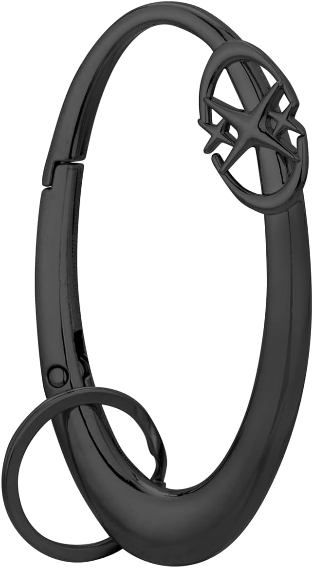 Y2K Cute Star Carabiner Keychain Cool Belt Loop Clip Starlight Heavy Duty by Unknown