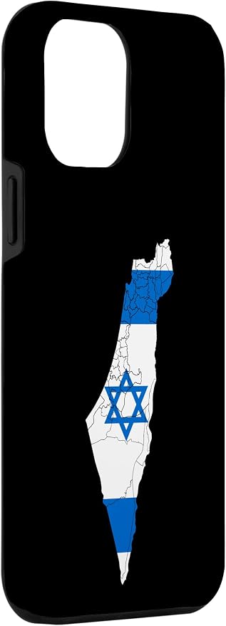 Israel National Flag Distressed Map Case - Image 3
