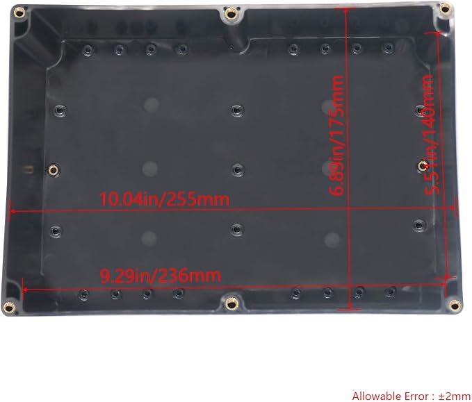Project Box IP65 Waterproof Junction Box ABS Plastic Black Electrical Boxes DIY - Image 3