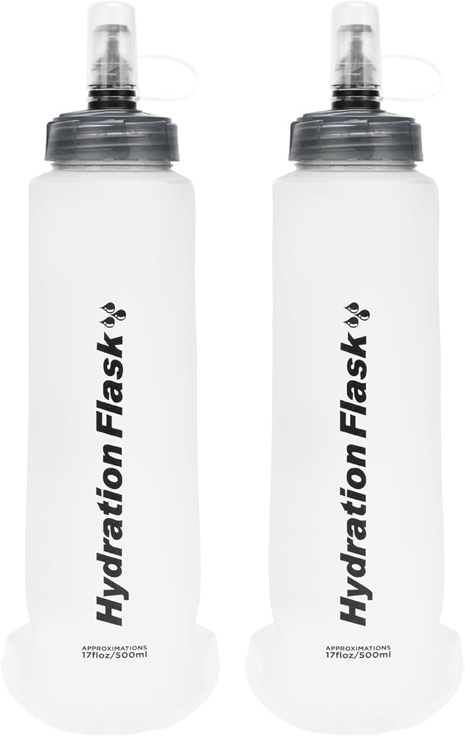 TRIWONDER TPU Collapsible Flask BPA-Free Soft Folding Water Bottles by TRIWONDER