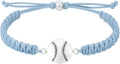 Sportybella - Baseball Bracelet, Baseball Jewelry, Adjustable Braided Baseball by Sportybella
