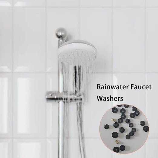 58 PCS Faucet Washers Assortment Kit, Flat & Beveled Rubber Faucet Washers - Image 6