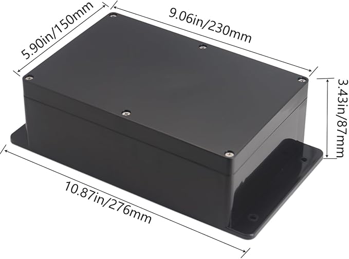 Project Box ABS Black Electrical Boxes IP65 Outdoor Waterproof Box Electronic - Image 3