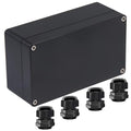Junction Box IP65 Waterproof ABS Plastic Electrical Project Case Power Junction by Otdorpatio