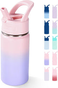 12oz Kids Water Bottle for School, Toddler Water Bottles by Fijinhom