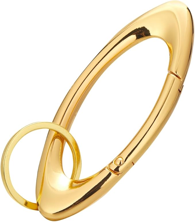Y2K Cute Star Carabiner Keychain Cool Belt Loop Clip Starlight Heavy Duty - Image 2