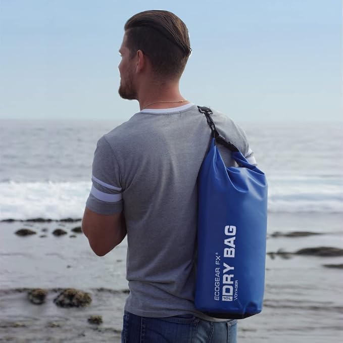 EcoGear FX Heavy Duty Waterproof Dry Bag Voyager Series – Durable Roll Top - Image 5