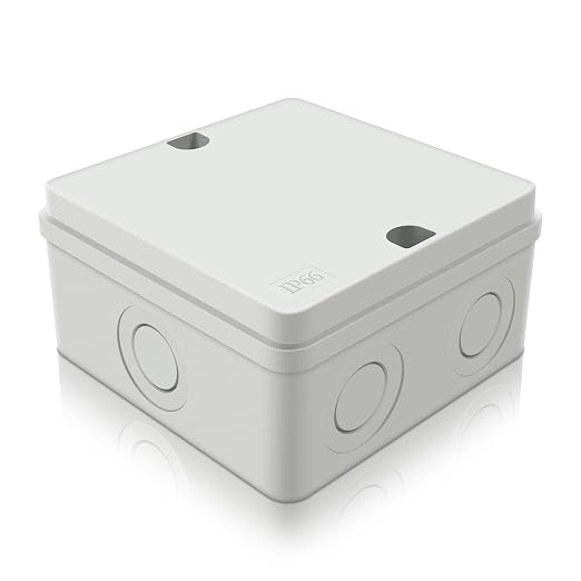 SuperInk Outdoor Junction Box IP66 Waterproof Electrical Enclosure 4.2 x 4.2 x by SuperInk