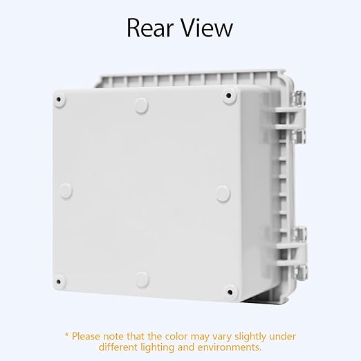 LeMotech Electrical Box, IP67 Waterproof Hinged Clear Cover Stainless Steel - Image 6
