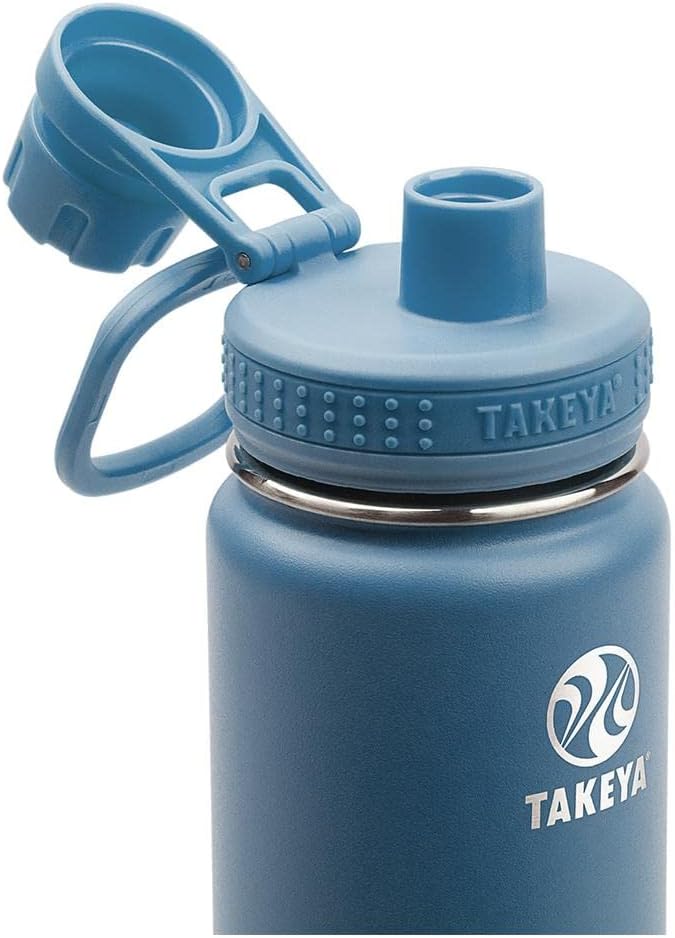 Takeya Actives Stainless Steel Water Bottle, Insulated Spout Lid, Keeps Drinks - Image 3