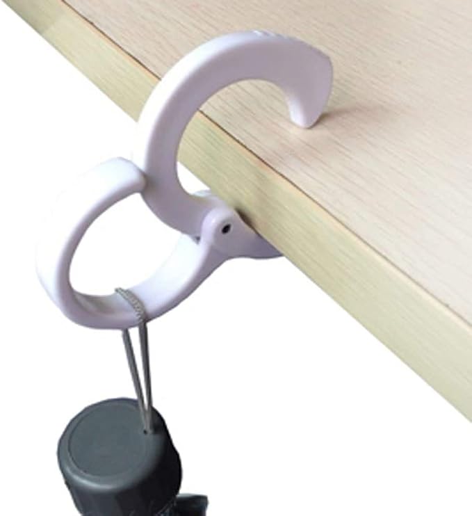 White Hanging Hooks, Table Edge Hook, Hook Clip, Hanging Clips Hook, Windproof - Image 7