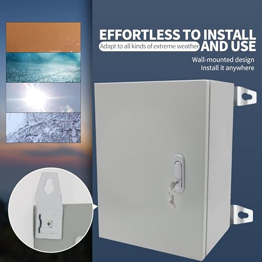 16 * 12 * 8 Inch Outdoor Electrical Junction Box, Electrical Waterproof Box - Image 4