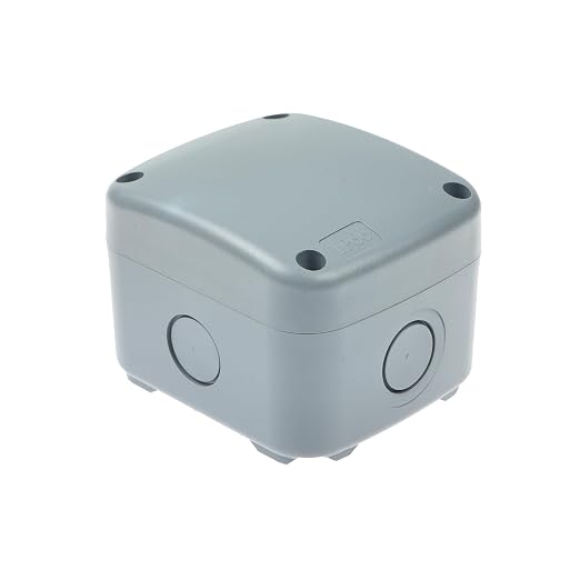 SuperInk 1 Pack Dustproof Electrical Junction Box Connector 5 Pole Waterproof by SuperInk