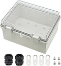Zulkit Junction Box ABS Plastic Dustproof Waterproof IP65 Electrical Boxes by Zulkit