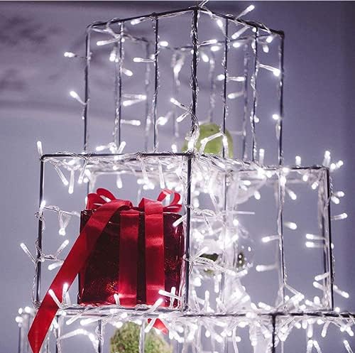 KAQ 115FT 300LED Timer Function Cool White Christmas String Lights, - Image 5