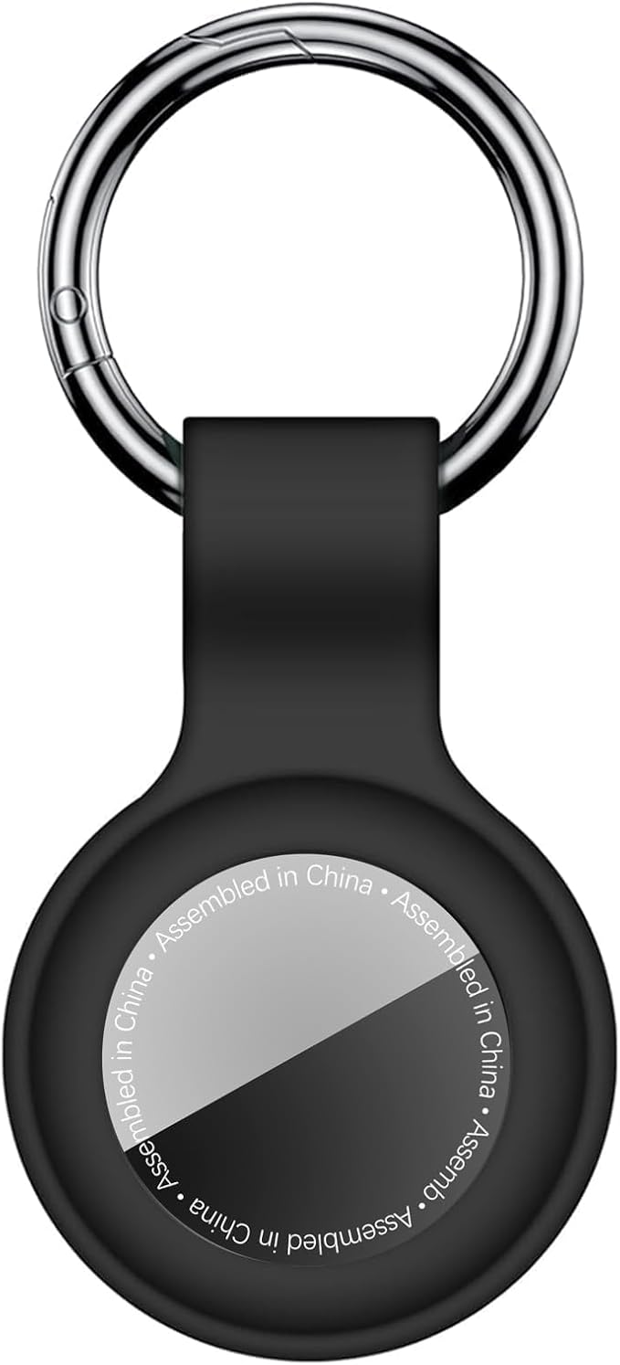 Linsaner 1|2|4 Pack Holder for AirTag 2nd Gen & 1st Gen, Silicone Case Keychain by Linsaner