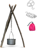 Adjustable Camping Tripod for Cooking by Unknown