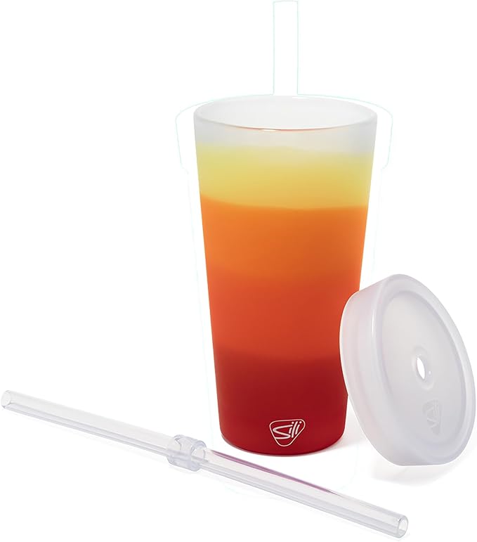 Silipint Silicone 22oz Straw Tumbler: Sun Storm - Image 3