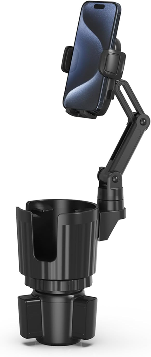 Phone Holders for Your Car, 2 in 1 Universal Cup Holder Expander Adjustable Base by bokilino
