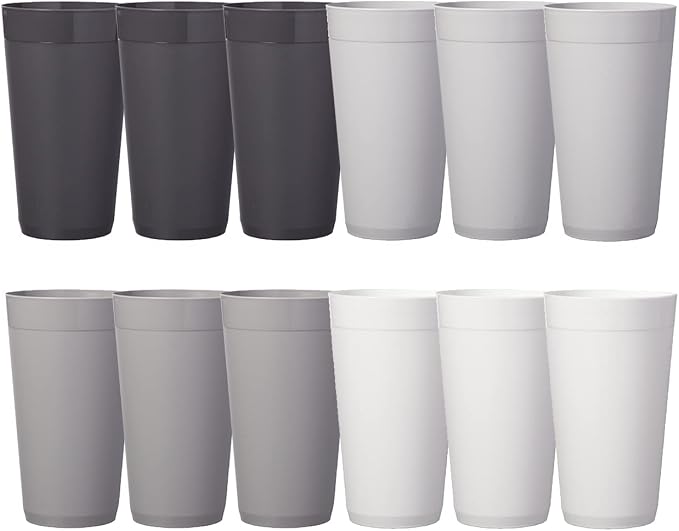 US Acrylic Newport 20 ounce Unbreakable Plastic Stackable Water Tumblers in by USAcrylic