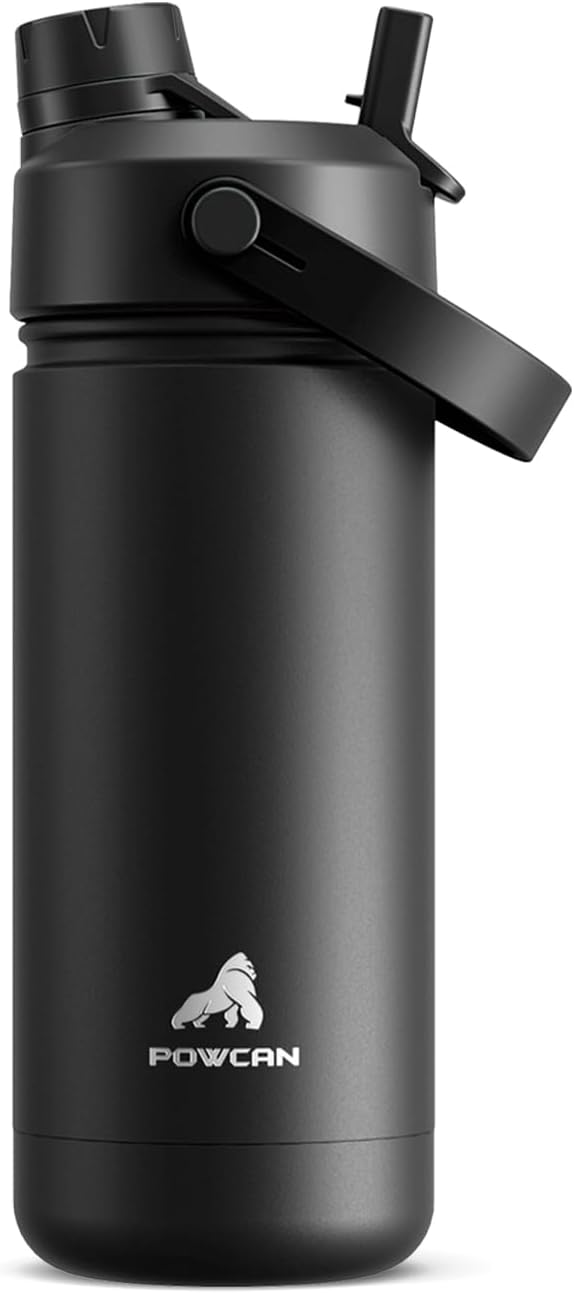 POWCAN 18 oz Insulated Water Bottle by POWCAN