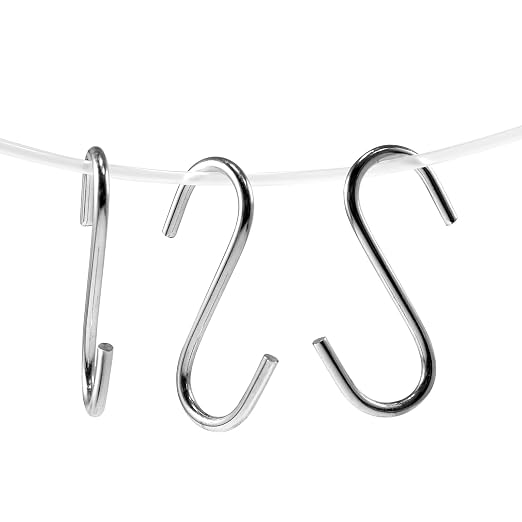 PATIKIL 1" S Shaped Hooks, 12 Pack Multipurpose S Hanging Hooks - Image 4