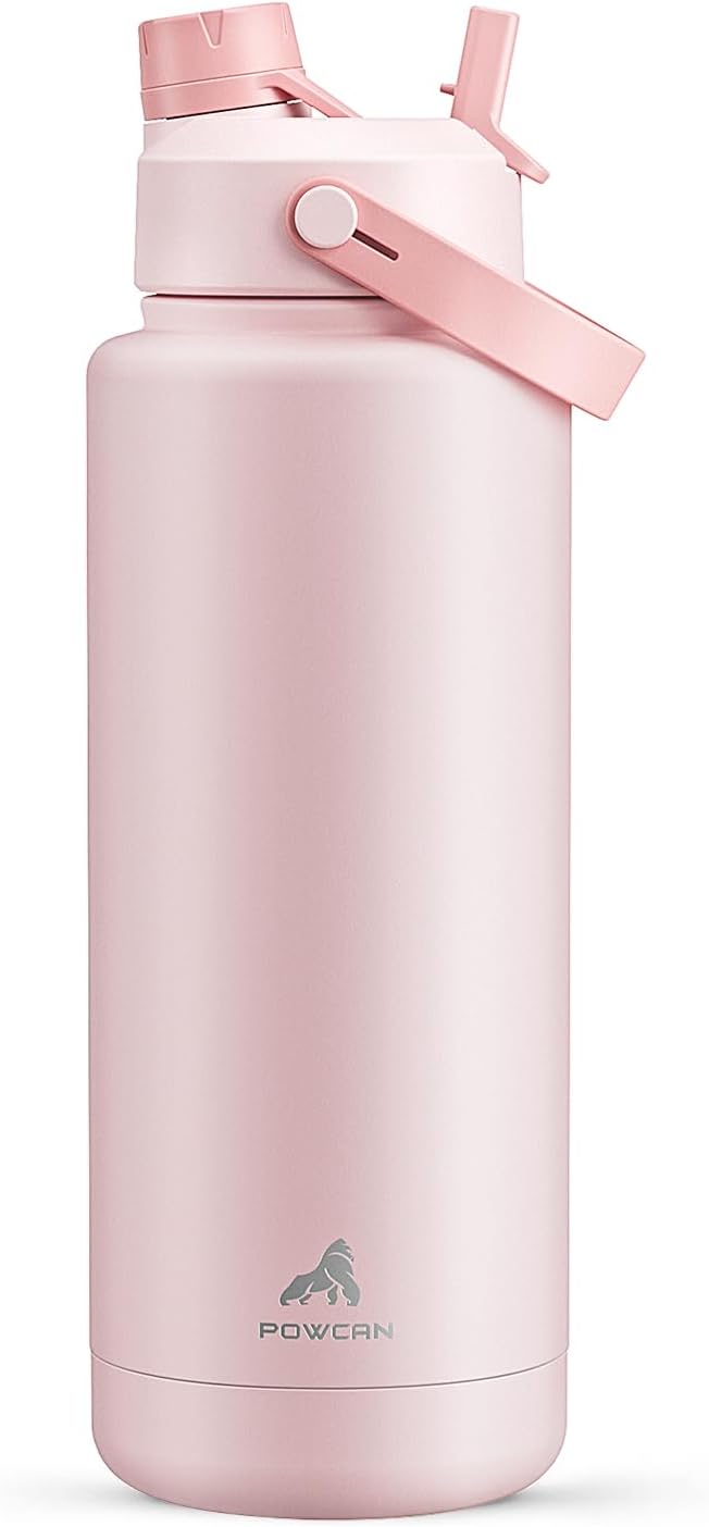 POWCAN 40 oz Insulated Water Bottle by POWCAN