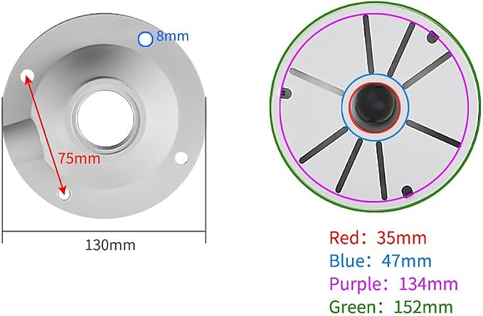 Security Camera Mount Bracket, Dome Camera Mount Universal Camera Wall Mounting - Image 3
