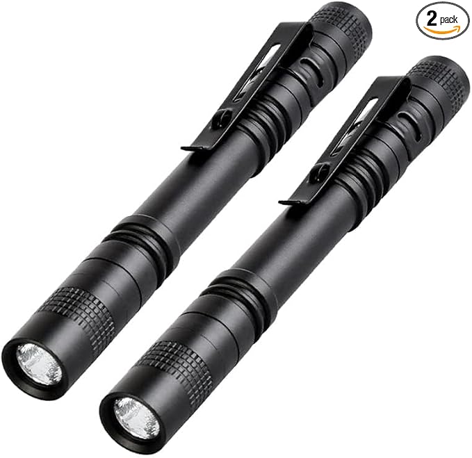 Pen Flashlight, Mini Pocket Flashlight Small Penlight Inspection Flashlight by Tileon