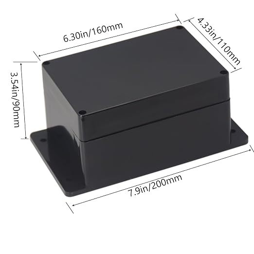 Junction Box IP65 Waterproof ABS Plastic Electrical Project Case Power Junction - Image 2