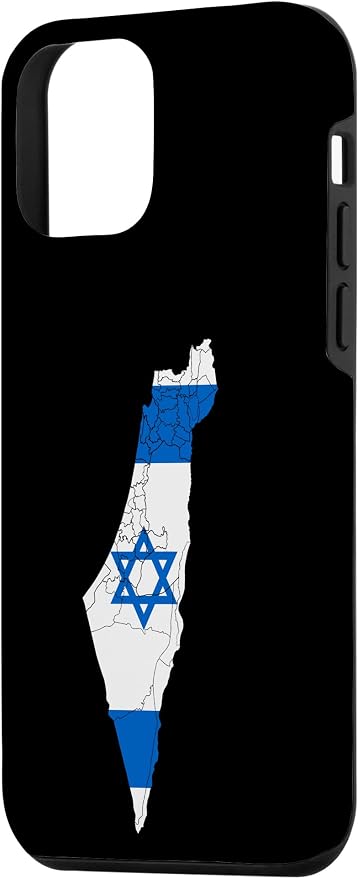 Israel National Flag Distressed Map Case - Image 2