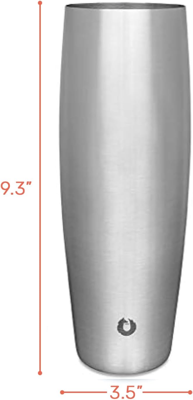 SNOWFOX Insulated Beer Glass, Premium Vacuum Insulated Stainless Steel - Image 5