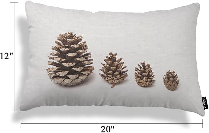 EKOBLA Pinecone Throw Pillow Case - Image 5