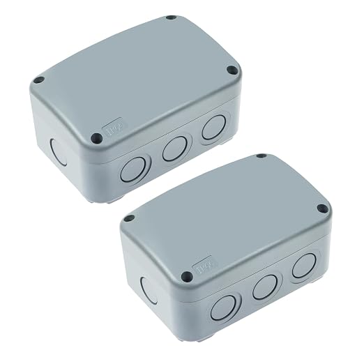 2PK Electrical Junction Box, Nineleaf IP66 Weatherproof Junction Box, 4.9"x by NineLeaf