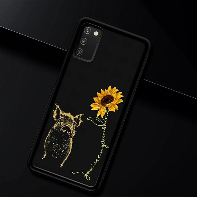for Samsung Galaxy S20 FE Case, Pig Sunflower Yellow Sunshine Pattern Graphic - Image 3