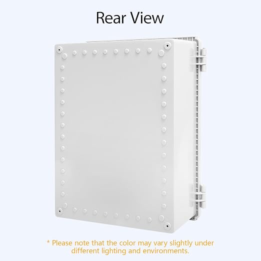 LeMotech Electrical Box, IP67 Waterproof Hinged Cover Stainless Steel Latch - Image 6
