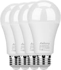 Aukora Led Dusk to Dawn Light Bulb 4 Pack, 12W Smart Sensor Light Bulbs Indoor by AUKORA
