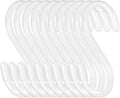 DINGEE 30 Pack 3 Inch White S Hooks, Vinyl Coated Heavy Duty S Hook by DINGEEUtilityHook