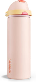 Insulated Water Bottle with Straw by ENCOOL