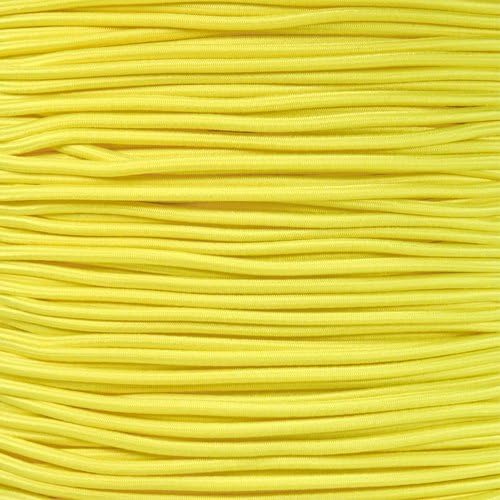 Neon Yellow - 1/8 Shock Cord 25' by ParacordPlanet