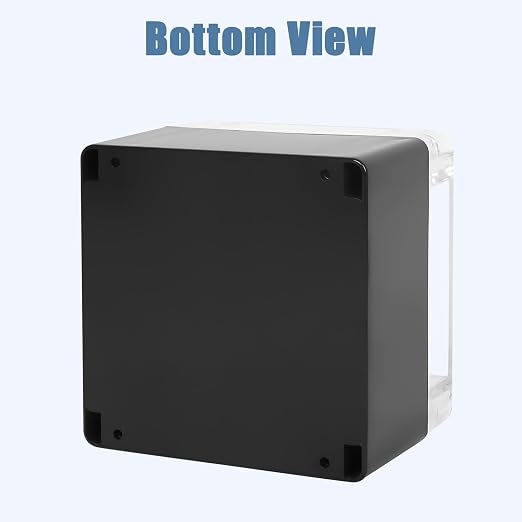 LeMotech Junction Box with Clear Cover IP65 Waterproof Project Box Dustproof - Image 4