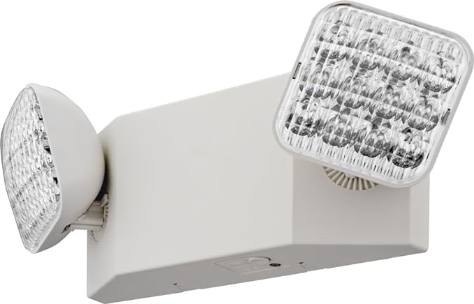 Lithonia Lighting Basics LED Emergency Light, Dual Adjustable Heads, Wall Mount - Image 5